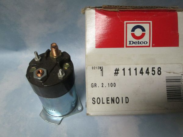 1114458 AC DELCO GM STARTER SOLENOID /D981 NEW