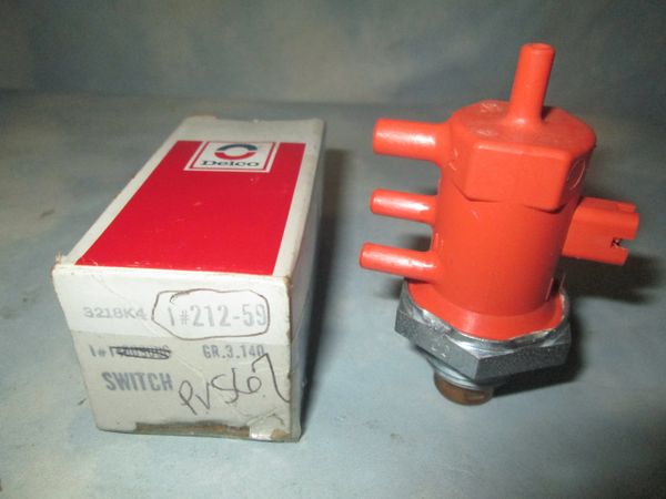 212-59 AC DELCO GMC OLDSMOBILE PORTED VACUUM SWITCH NEW