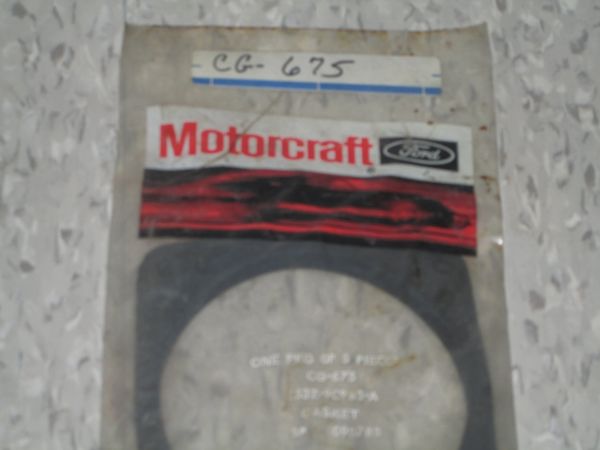 CG-675 MOTORCRAFT GASKET E53Z-9C983-A GASKET FORD IDLE AIR VALVE 2001 FORD RANGER SET OF 5 NOS