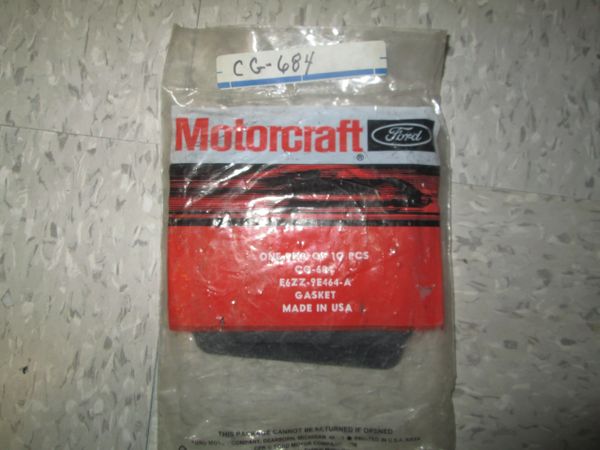 CG-684 MOTORCRAFT EGR VALVE ADAPTER GASKETS SET OF 10 NEW E6ZZ-9E464-A MUSTANG 5.0L 1986