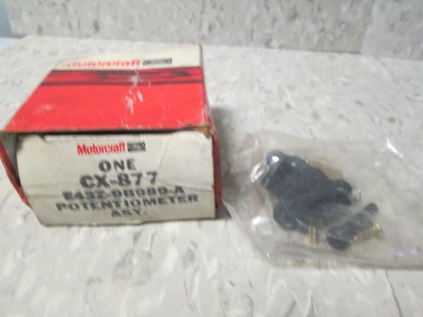 CX-877 MOTORCRAFT POTENTION METER ASY THROTTLE POSITION SENSOR. NEW