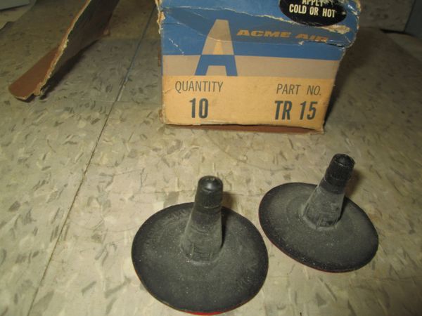 TR15 ACME AIR AG TIRE VALVES SET OF 10 TUBE REPLACEMENT VALVE NOS
