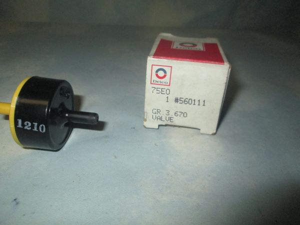 560111 AC DELCO EGR VALVE ASM CONTROL NEW