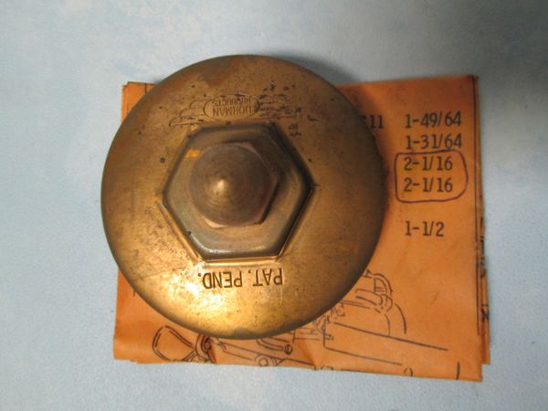 DC13 DORMAN COPPER EXPANSION PLUG 1940-1965 6cyl NOS