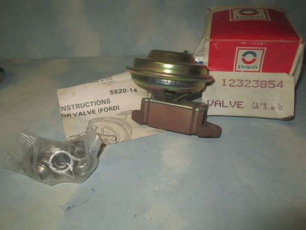 12323854 AC DELCO GENUINE EGR VALVE NEW