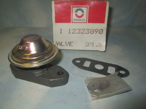 12323890 AC DELCO GENUINE EGR VALVE NOS