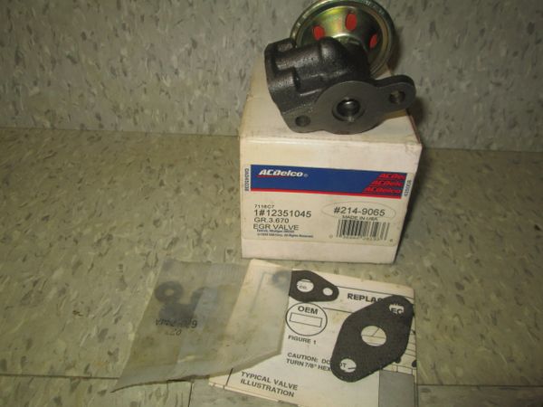 214-9065 AC DELCO EGR VALVE 81-87 PLYMOUTH NEW