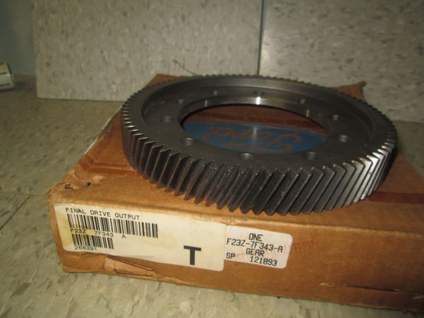 F23Z-7F343-A FORD FINAL DRIVE OUTPUT GEAR OEM NEW