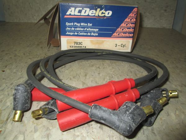 703C AC DELCO IGNITION SPARK PLUG WIRE SET FITS GEO METRO 89-91 1.3L NEW OEM