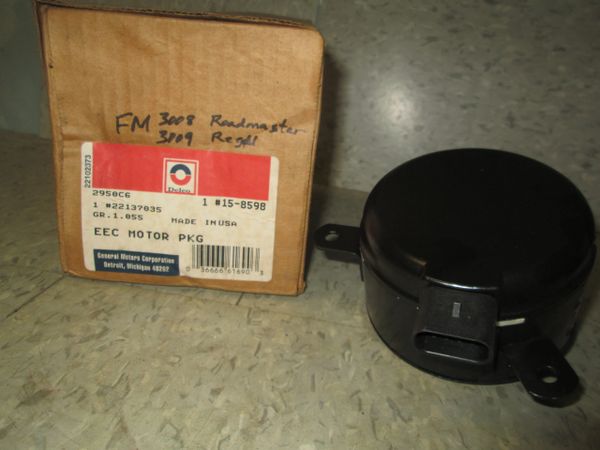 15-8598 AC DELCO GM COOLING FAN MOTOR NEW OEM