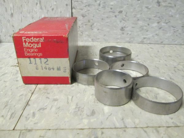 1112 FEDERAL MOGAL ENGINE BEARINGS 49-56 GMC OLDSMOBILE CAM BEARINGS SET OF 5 NOS