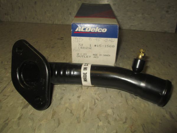 15-1560 AC DELCO ENGINE COOLANT WATER OUTLET 91-92 3.4L GM OLDSMOBILE NEW