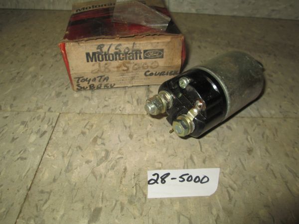 28-5000 MOTORCRAFT TOYOTA COURIER SUBARU STARTER SOLENOID NOS