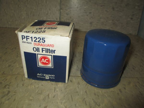 PF1225 AC DELCO ENGINE OIL FILTER DURAGUARD NEW