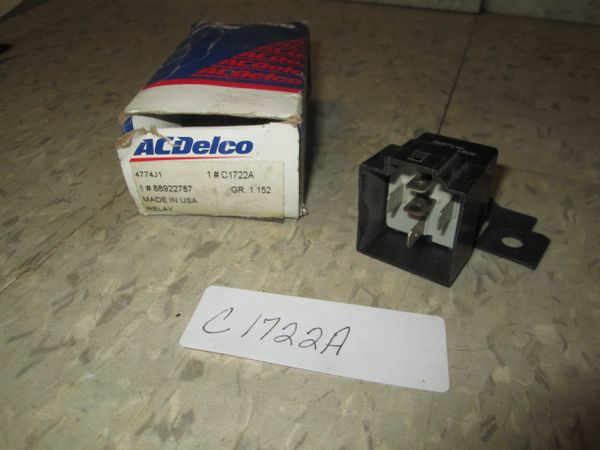 C1722A AC DELCO RELAY NEW STARTER RELAY B1500 B2500