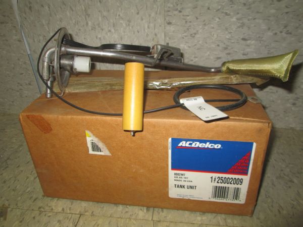 25002009 AC DELCO TANK UNIT GM Description: NEW TANK SENDING UNIT