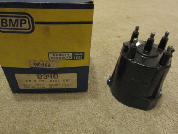 D340 BMP GM 4CYL DISTRIBUTOR CAP NOS 82-89 PONTIAC LEMANS OPTIMA FIRENZA