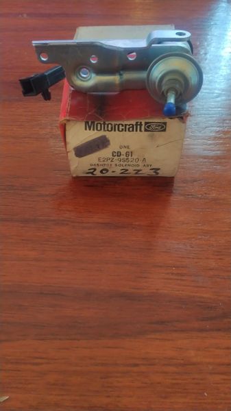 CD-61 Motorcraft Dashpot Solenoid 82-86 Ford 4.9L 1 BBL NEW