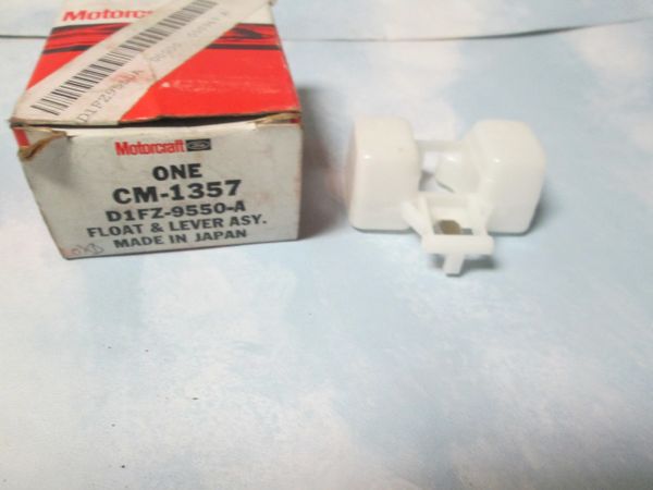 CM 1357 MOTORCRAFT FLOAT & LEVER ASY. NEW OEM