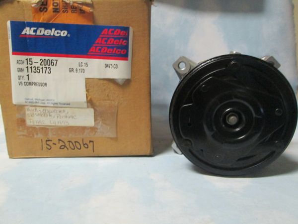 15-20067 AC DELCO COMPRESSOR NEW 1992-1993 Buick, Chevrolet Beretta