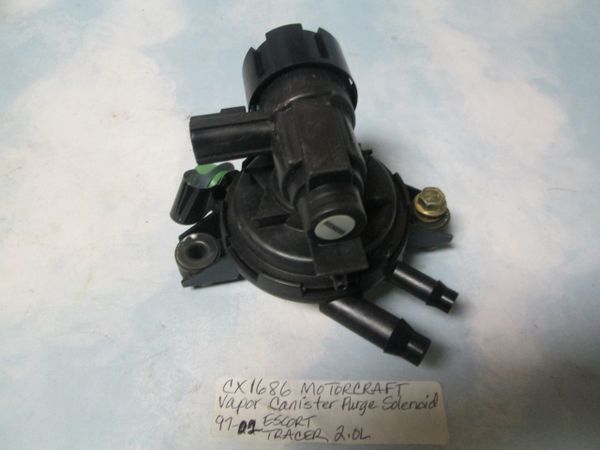 CX-1686 MOTORCRAFT 97-02 FORD ESCORT TRACER 2.0L VAPOR CANISTER PURGE SOLENOID NEW