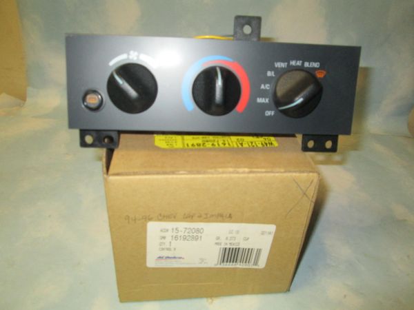 15-72080 (16192891) HEATER & AC CONTROL OEM NEW