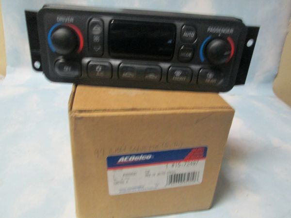 15-72497 AC DELCO HEATER CONTROL UNIT NEW