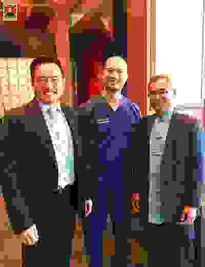 (L-R) Dr Justin Lim, Dr Hen Kuang Hong (Emergency Department Physician) and Professor Yoland Lim.