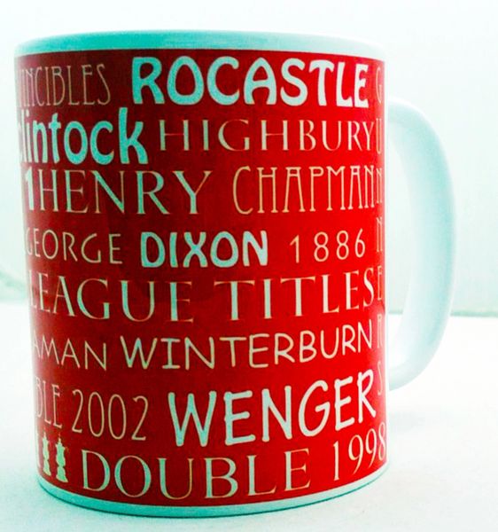 Arsenal Typography Mug