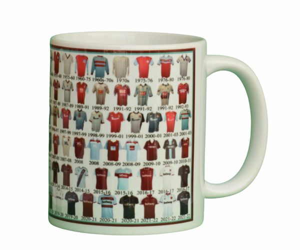 Aston Villa Mug Football shirt history New Gift