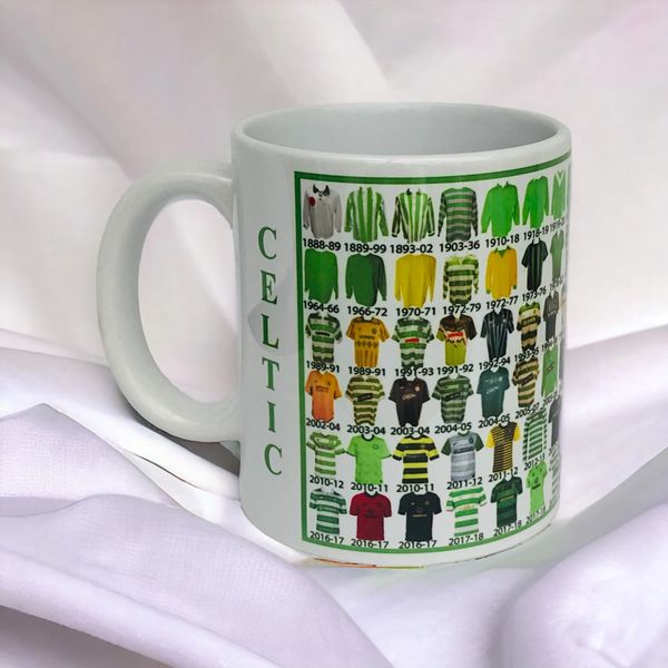 Celtic Shirt History Mug 2023-24