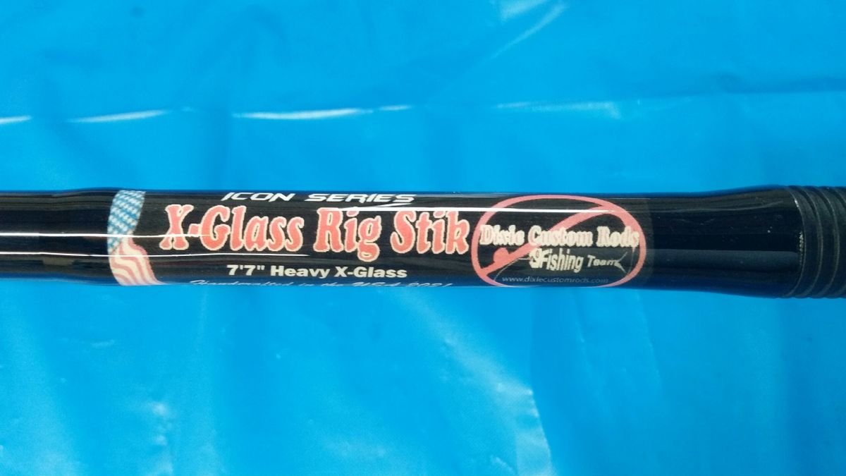 Dixie Custom Rods ICON Series Baitcast XGlass"Rig Stick" 7'7"