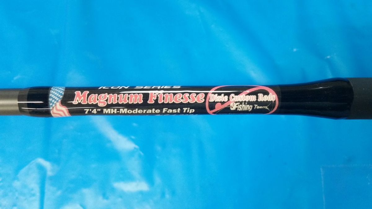 Dixie Custom Rods ICON Series "Magnum Finesse Special" 7'4" MHModerate