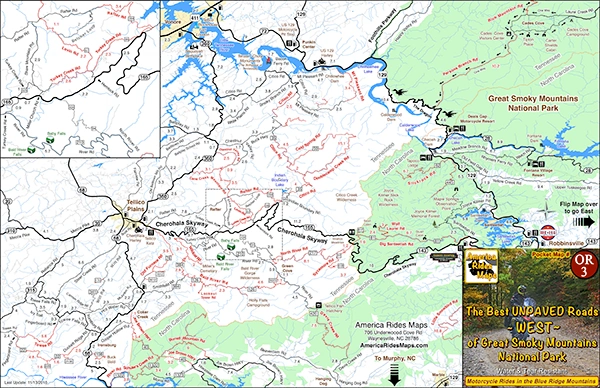 The Best Unpaved Roads WEST of Smoky Park | America Rides Maps