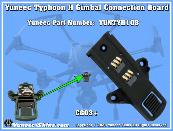 Yuneec typhoon sale h gimbal parts