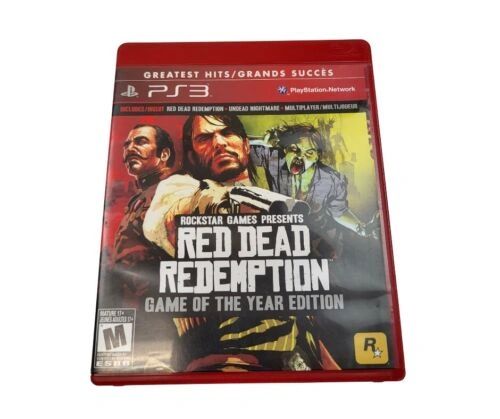 Red Dead Redemption Game of the Year Edition PlayStation PS3 Complete With Map