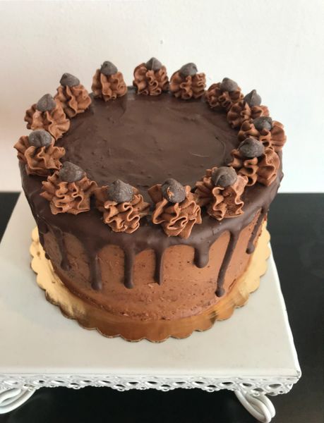 6 Inches Double Chocolate Cake