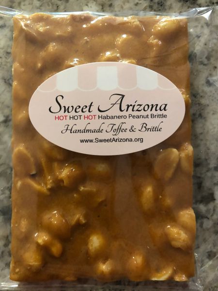 Hot Hot Hot Habanero Peanut Brittle