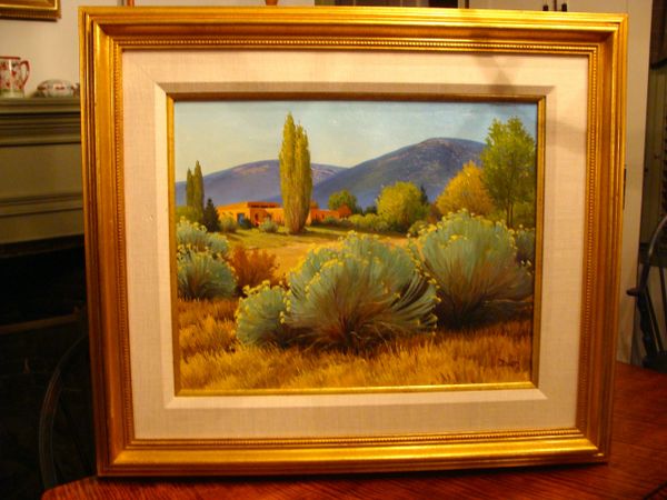 Artist Joyce Dant oil on canvas 16"x20"