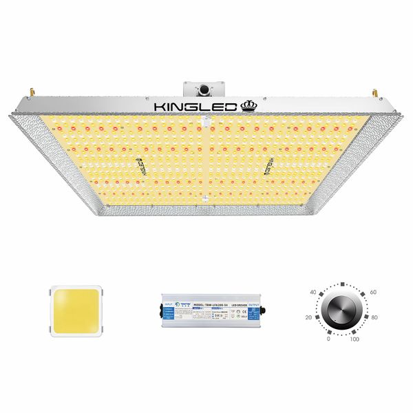 LED Grow Light 6×6ft Coverage 4000W Full Spectrum Growing Lamp for Indoor 400W 
