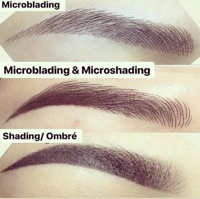 microblading micro shading ombre brows near me