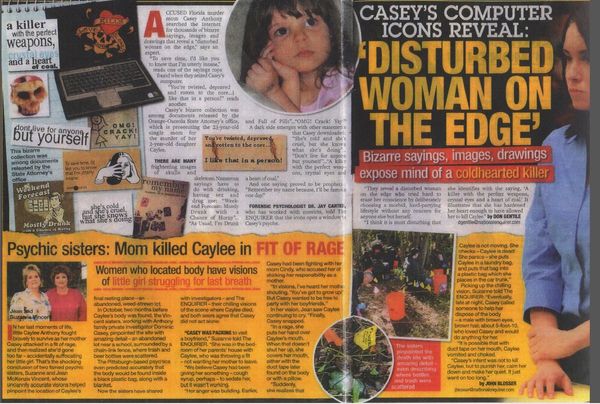 Psychics Suzanne and Jean Vincent visions  help pinpoint Caylee Anthony's location National Enquirer