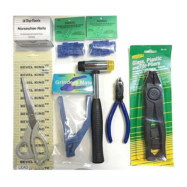 Stained Glass Supplies Tools kit  Sun and Moon Stained Glass Co. - Stained  glass supplies & tools