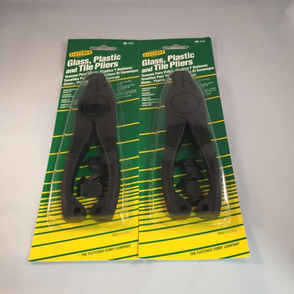Lightweight Plastic Running Pliers for Stained Glass Tile Breaking
