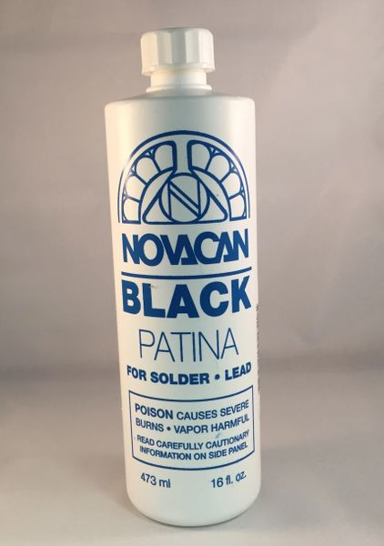 Patinas Novacan Black Patina For Solder & Lead - 8 Oz. Patinas – Cavallini  Co Inc.