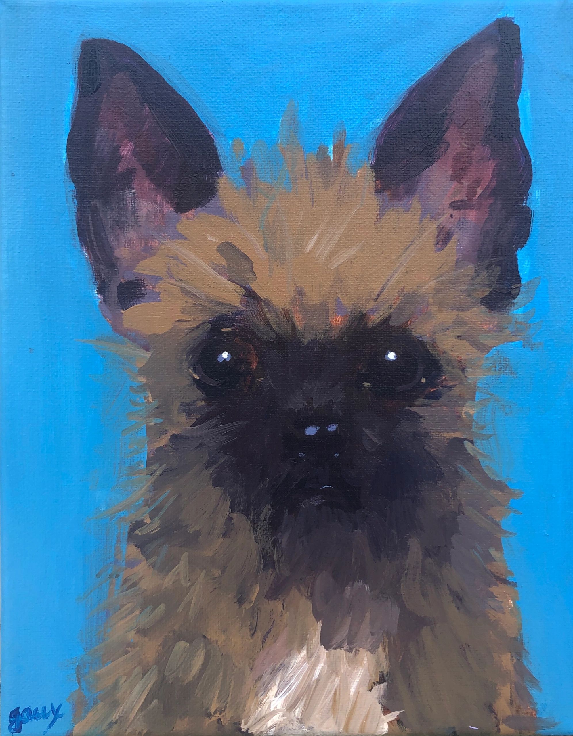 Get A Special Original Painting Of Your Dog By Artists Margaux Hymel