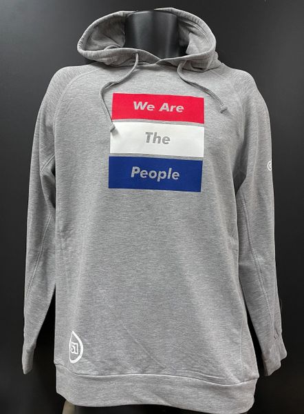 We Are The People Sports Hoodie Grey