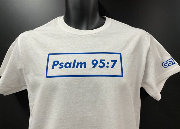 The “Psalm95:7” Grey Marl T/Shirt