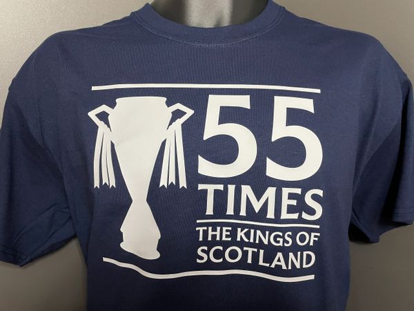 Kings of Scotland block T-shirt navy