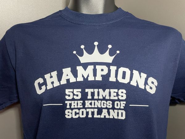 Kings of Scotland Champion T-shirt Navy